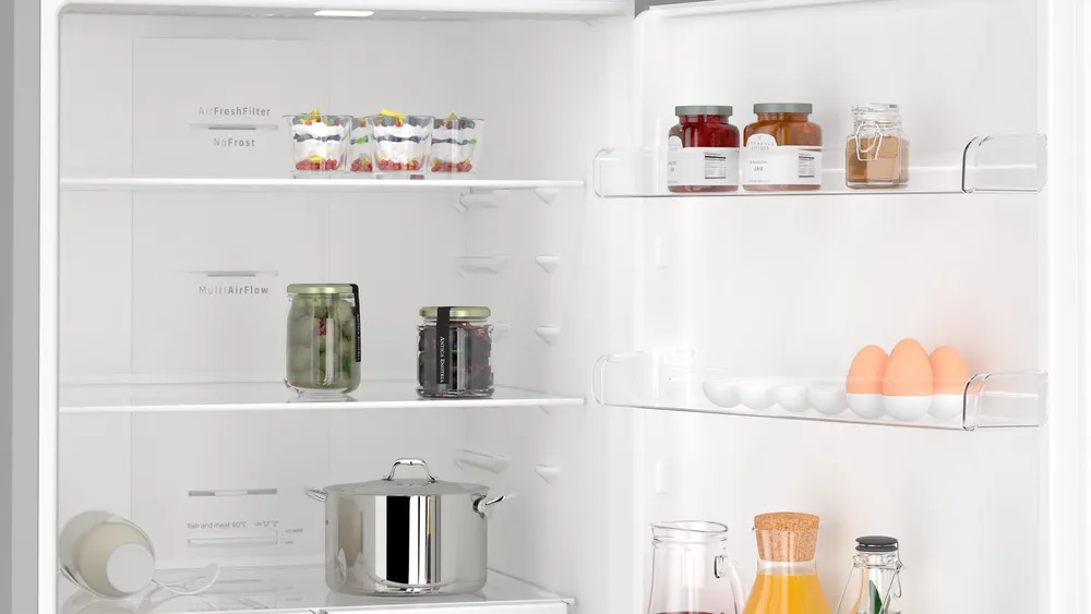 Alttan Donduruculu Buzdolabı BD3055IEVN 186 x 70 cm Paslanmaz çelik, Total No Frost