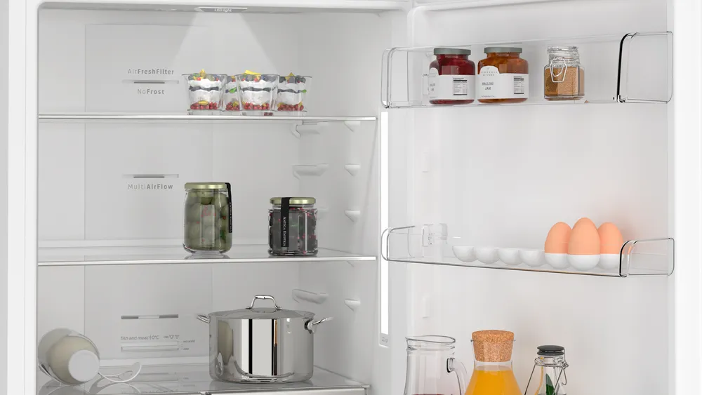 Alttan Donduruculu Buzdolabı BD3055WECN 186 x 70 cm Beyaz, Total No Frost