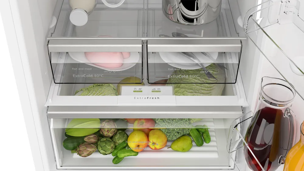 Alttan Donduruculu Buzdolabı BD3055WECN 186 x 70 cm Beyaz, Total No Frost