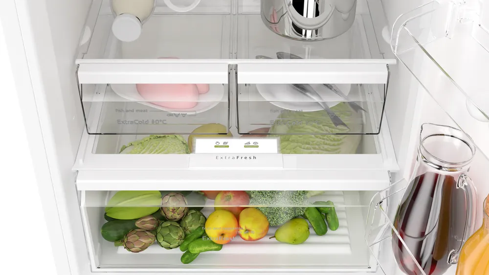 Alttan Donduruculu Buzdolabı BD3055WEVN 186 x 70 cm Beyaz, Total No Frost