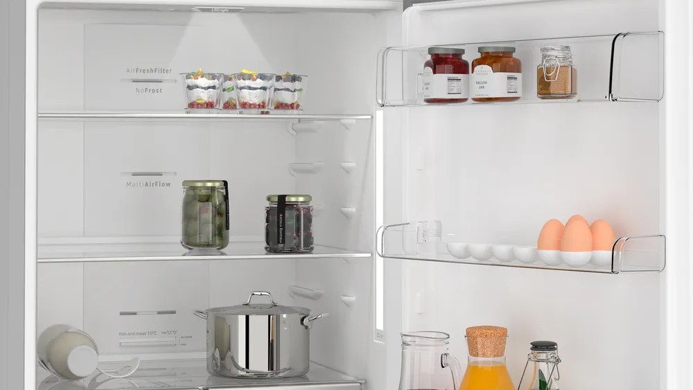 Alttan Donduruculu Buzdolabı BD3055IECN 186 x 70 cm Paslanmaz çelik, Total No Frost