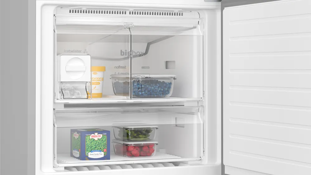 Alttan Donduruculu Buzdolabı BD3076IECN 186 x 75 cm Paslanmaz çelik, Total No Frost