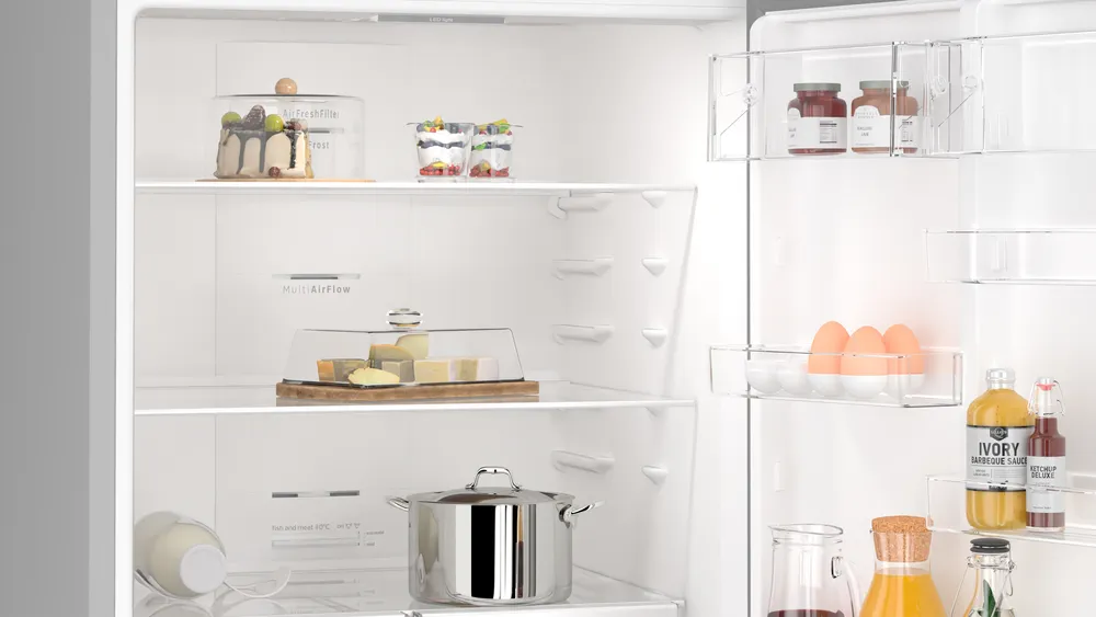 Alttan Donduruculu Buzdolabı BD3076IEVN 186 x 75 cm Paslanmaz çelik, Total No Frost