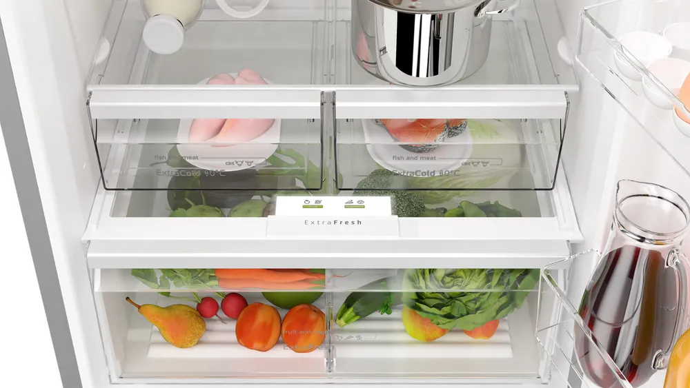 Alttan Donduruculu Buzdolabı BD3076IEVN 186 x 75 cm Paslanmaz çelik, Total No Frost