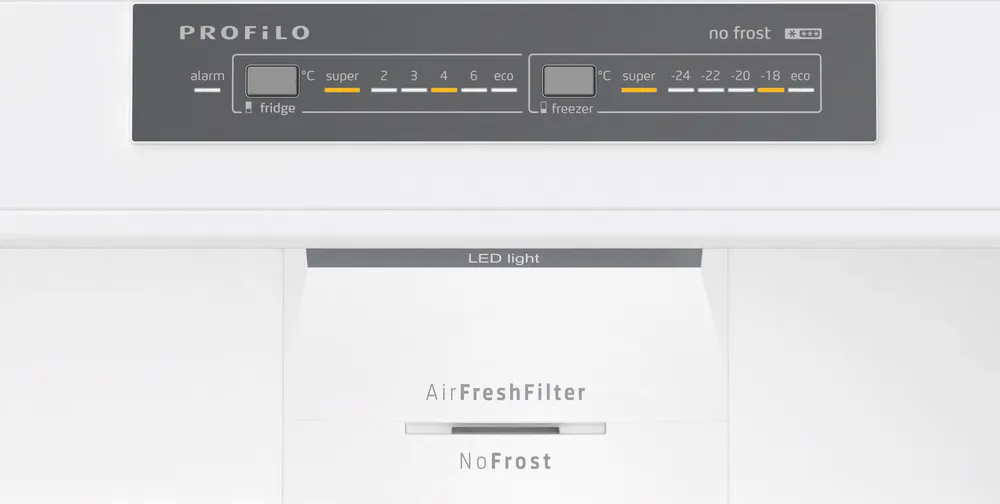 Alttan Donduruculu Buzdolabı BD3076IEVN 186 x 75 cm Paslanmaz çelik, Total No Frost