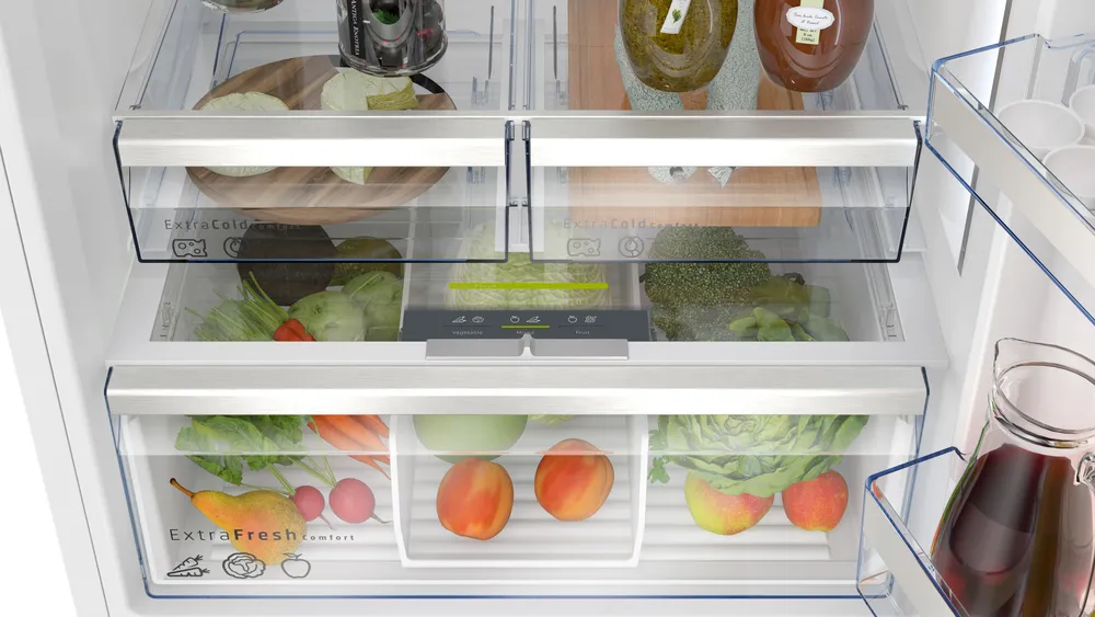 Alttan Donduruculu Buzdolabı BD3076WCAP 186 x 75 cm Beyaz, Total No Frost