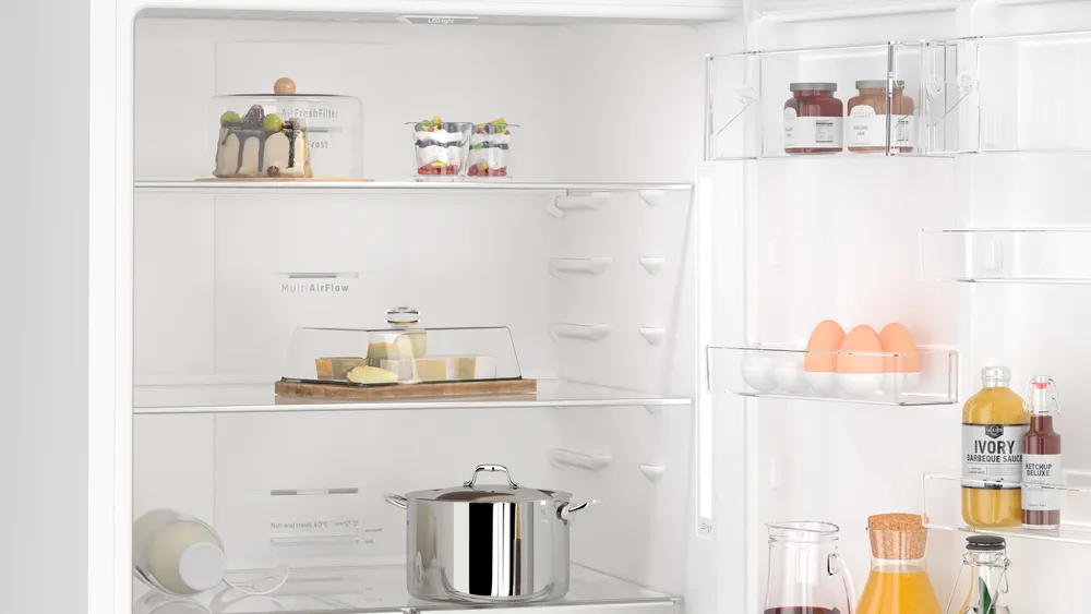 Alttan Donduruculu Buzdolabı BD3076WECN 186 x 75 cm Beyaz, Total No Frost