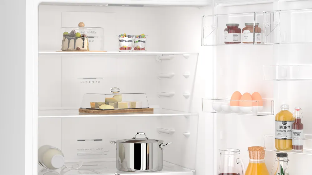 Alttan Donduruculu Buzdolabı BD3076WEVN 186 x 75 cm Beyaz, Total No Frost