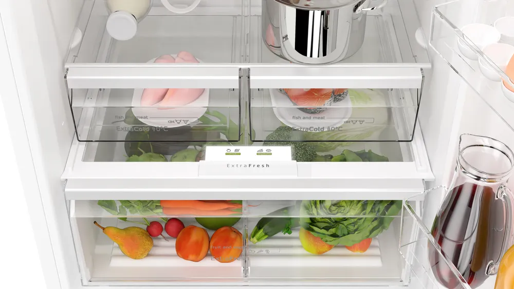 Alttan Donduruculu Buzdolabı BD3076WEVN 186 x 75 cm Beyaz, Total No Frost