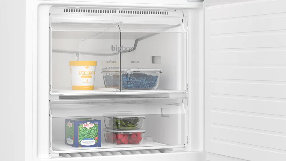 Alttan Donduruculu Buzdolabı BD3076WEVN 186 x 75 cm Beyaz, Total No Frost