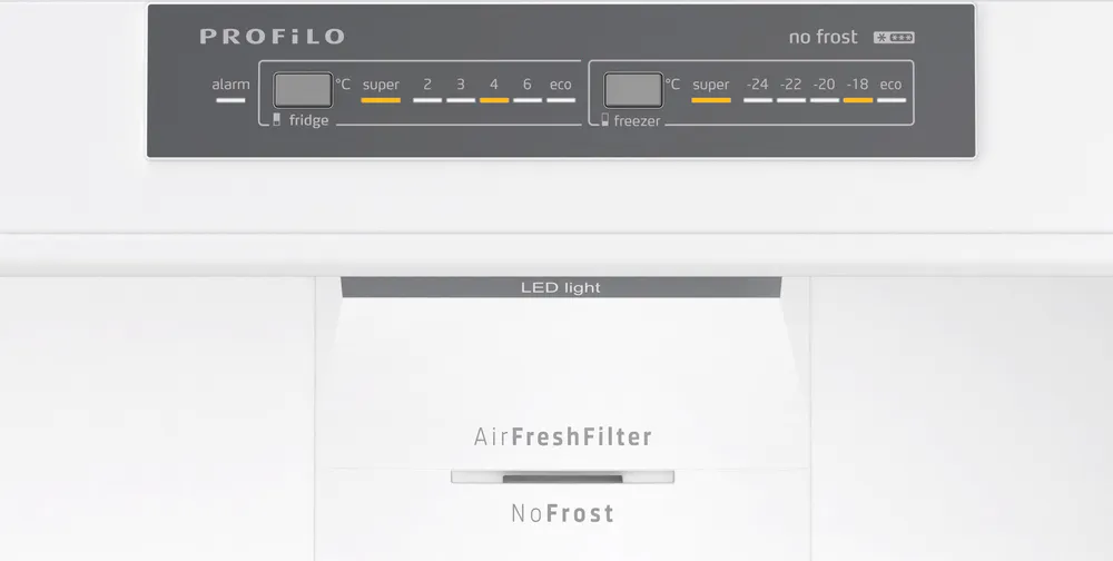 Alttan Donduruculu Buzdolabı BD3076WEVN 186 x 75 cm Beyaz, Total No Frost