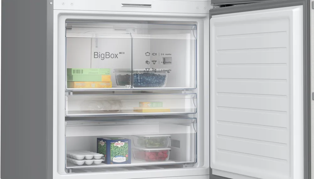 Alttan Donduruculu Buzdolabı BD3076ICAP 186 x 75 cm Paslanmaz çelik, Total No Frost