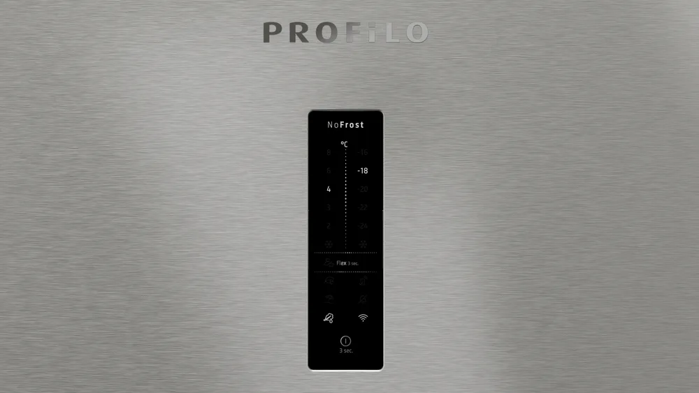 Alttan Donduruculu Buzdolabı BD3076ICAP 186 x 75 cm Paslanmaz çelik, Total No Frost