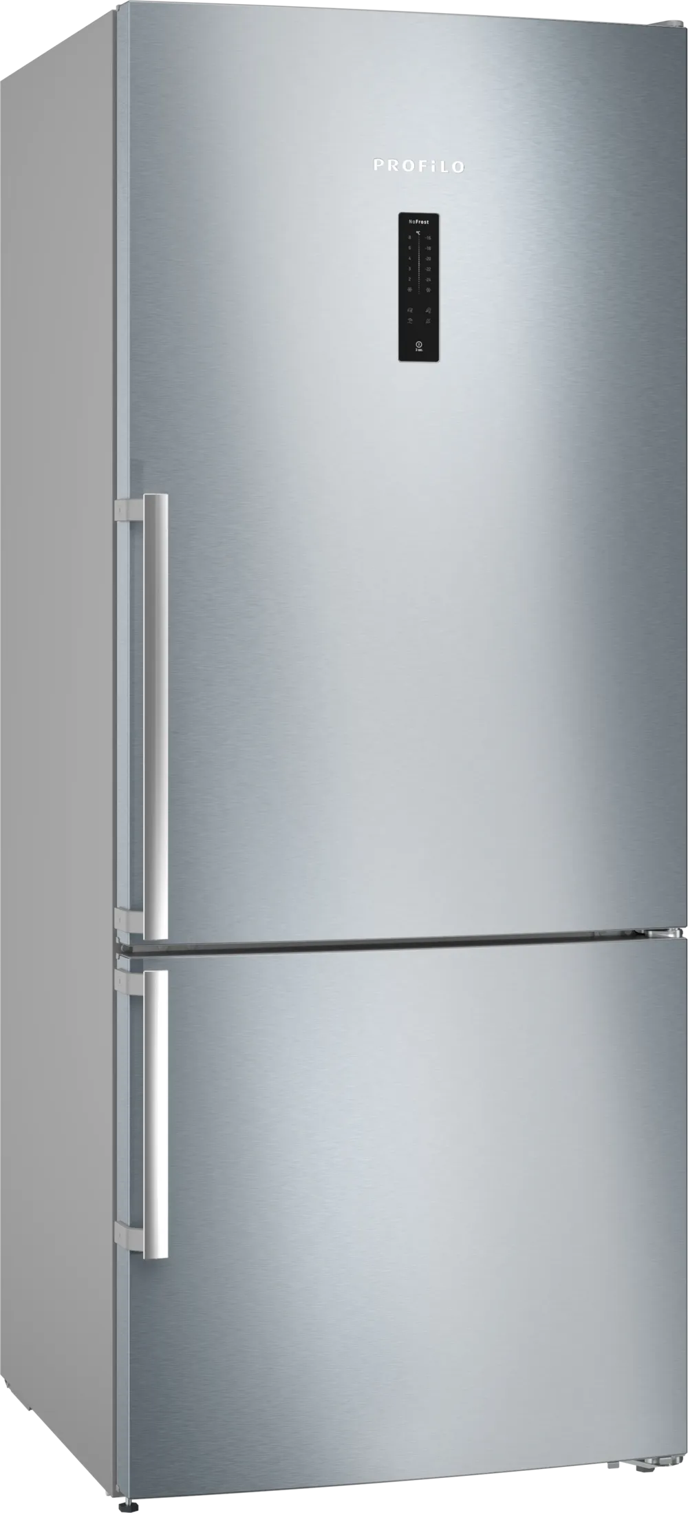 Alttan Donduruculu Buzdolabı BD3076IECN 186 x 75 cm Paslanmaz çelik, Total No Frost