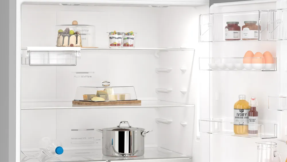 Alttan Donduruculu Buzdolabı BD3086IECN 186 x 86 cm Paslanmaz çelik, Total No Frost