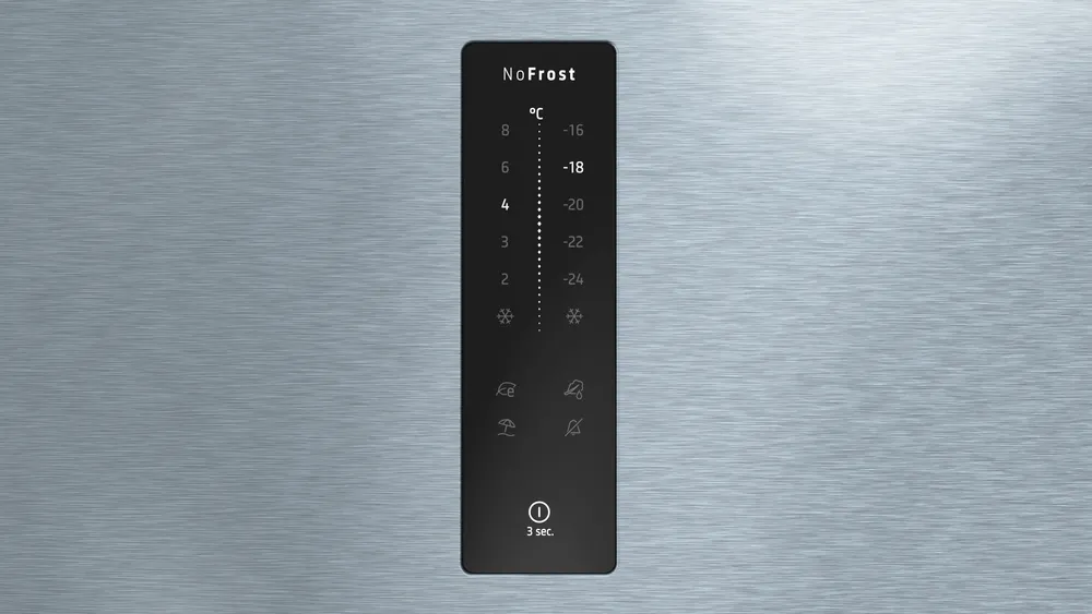 Alttan Donduruculu Buzdolabı BD3086IECN 186 x 86 cm Paslanmaz çelik, Total No Frost