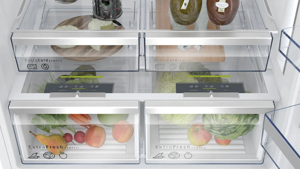 Alttan Donduruculu Buzdolabı BD3086WCFP 186 x 86 cm Beyaz, Total No Frost