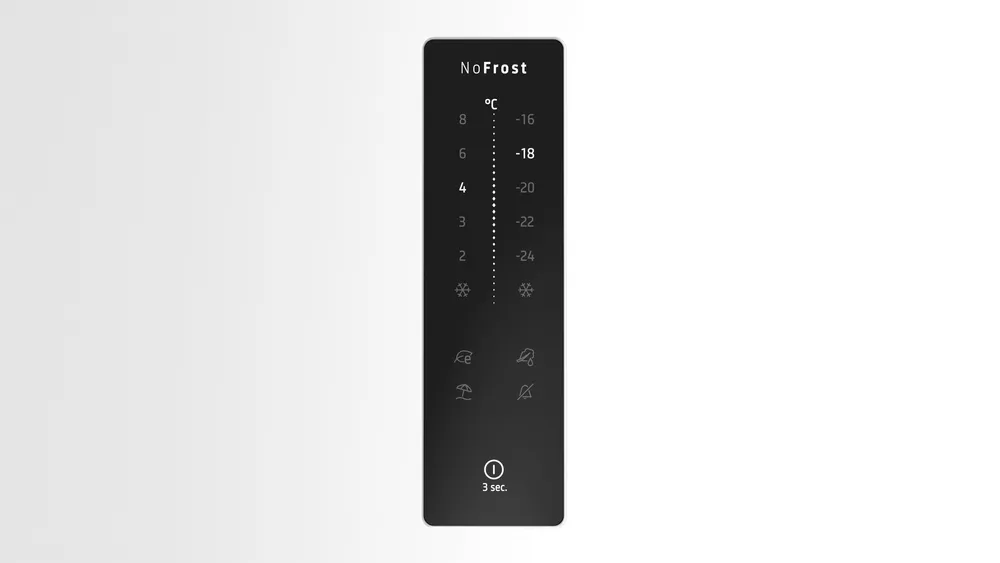 Alttan Donduruculu Buzdolabı BD3086WECN 186 x 86 cm Beyaz, Total No Frost