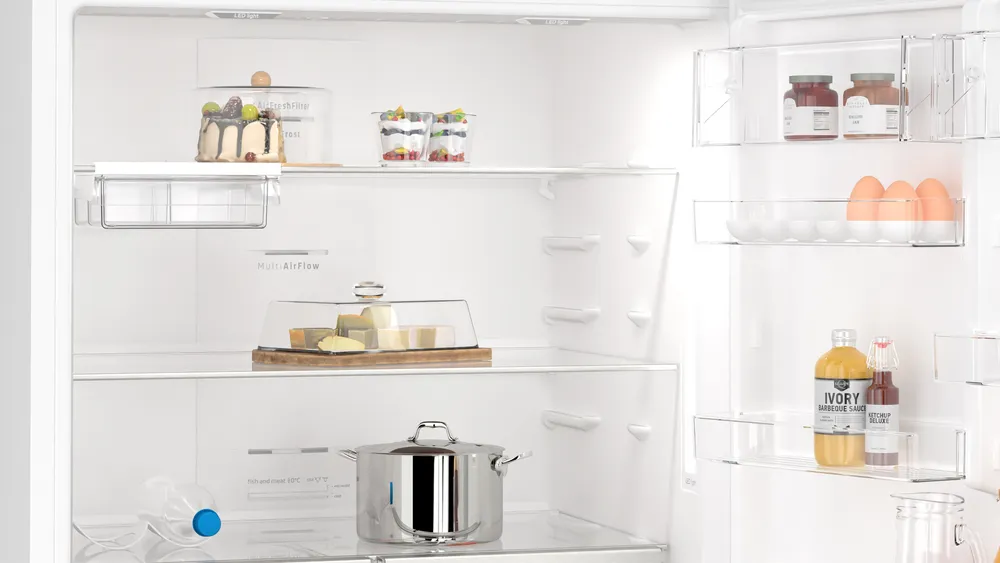 Alttan Donduruculu Buzdolabı BD3086WECN 186 x 86 cm Beyaz, Total No Frost