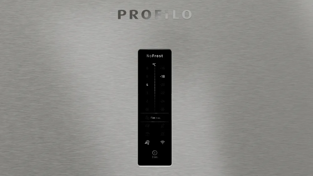 Alttan Donduruculu Buzdolabı BD3086ICFP 186 x 86 cm Paslanmaz çelik, Total No Frost