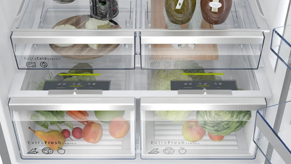 Alttan Donduruculu Buzdolabı BD3086ICFP 186 x 86 cm Paslanmaz çelik, Total No Frost