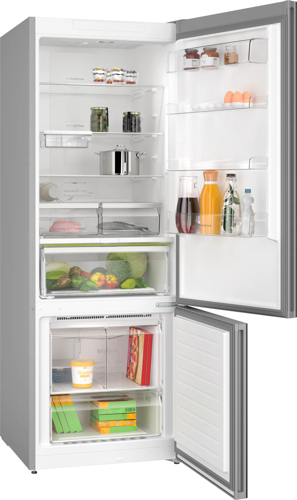 Alttan Donduruculu Buzdolabı BD3056BELN 193 x 70 cm Siyah, Total No Frost