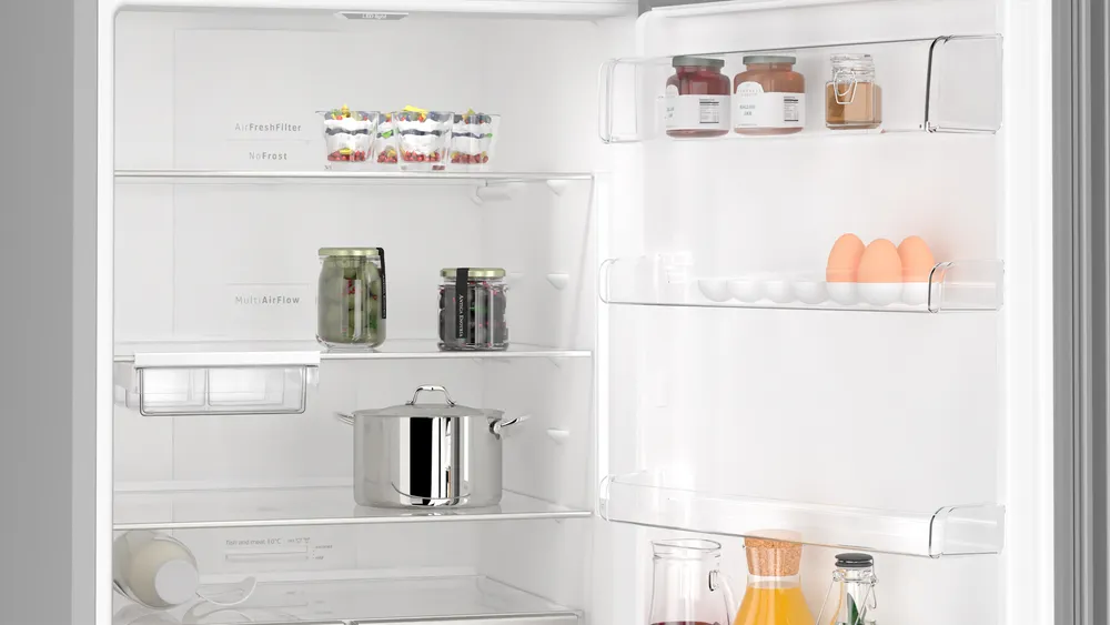 Alttan Donduruculu Buzdolabı BD3056BELN 193 x 70 cm Siyah, Total No Frost