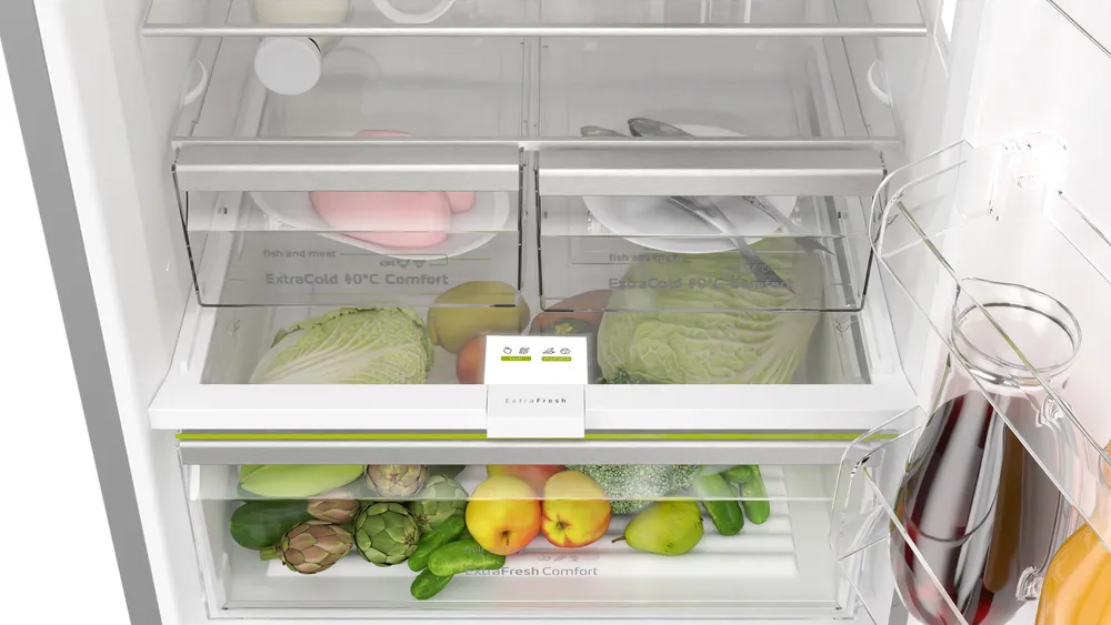 Alttan Donduruculu Buzdolabı BD3056BELN 193 x 70 cm Siyah, Total No Frost