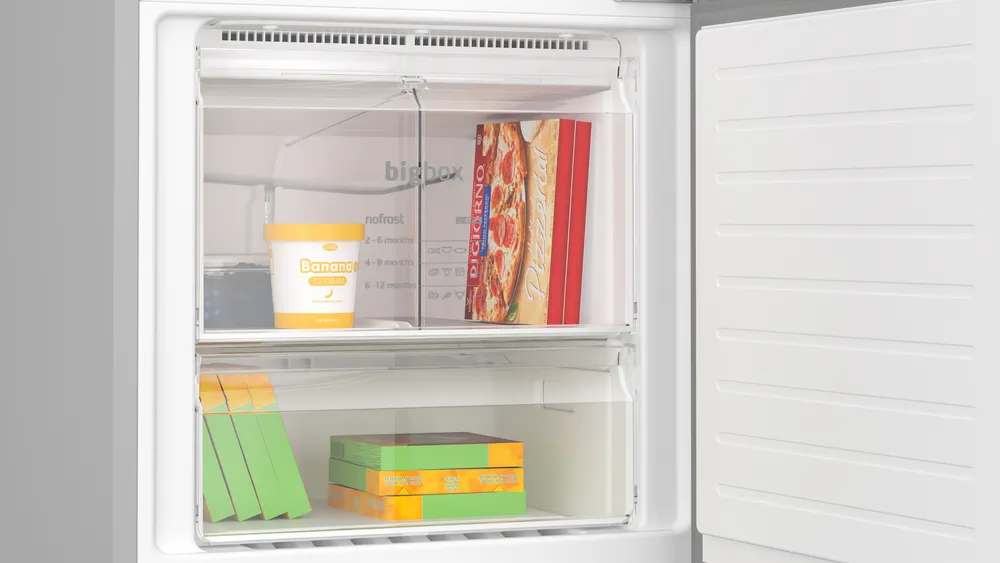 Alttan Donduruculu Buzdolabı BD3056BELN 193 x 70 cm Siyah, Total No Frost