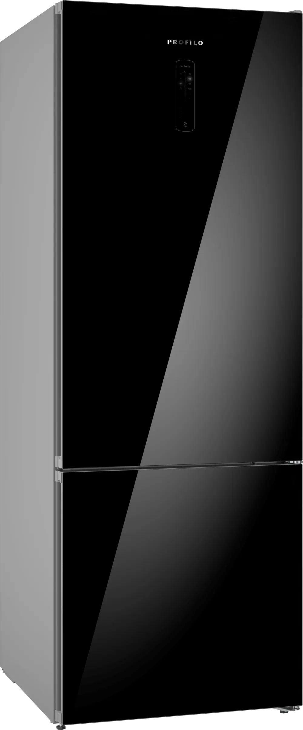 Alttan Donduruculu Buzdolabı BD3056BELN 193 x 70 cm Siyah, Total No Frost