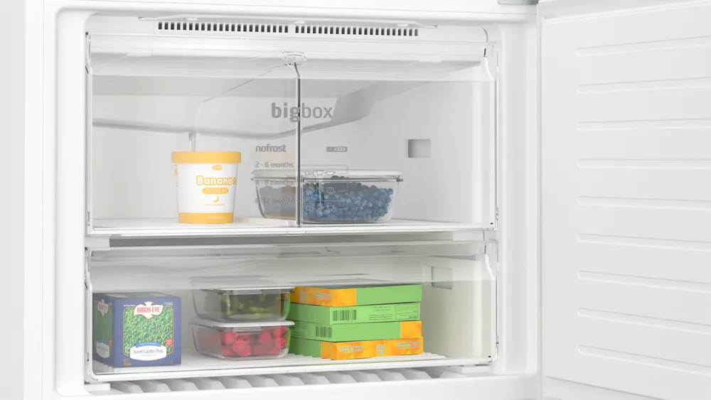 Alttan Donduruculu Buzdolabı BD3086WEVN 186 x 86 cm Beyaz, Total No Frost