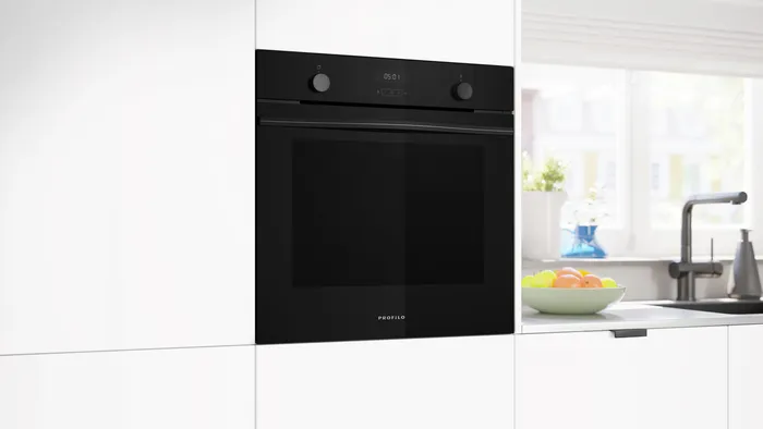 Buhar Destekli Ankastre Fırın 60 x 60 cm Siyah FXSA243S