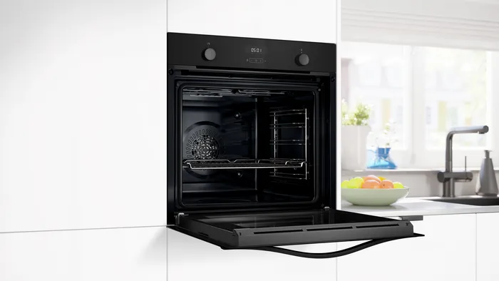 Buhar Destekli Ankastre Fırın 60 x 60 cm Siyah FXSA243S