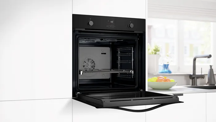 Buhar Destekli Ankastre Fırın 60 x 60 cm Siyah FXSA344T