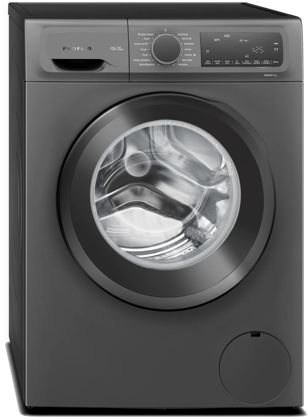 Çamaşır Makinesi CGA244ZRTR 9 kg maks. 1400 dev./dak., Antrasit