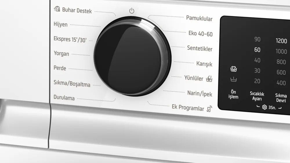 Çamaşır Makinesi CGK242Z0TR 9 kg maks. 1200 dev./dak.