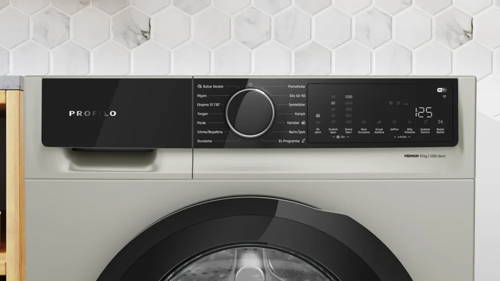 Çamaşır Makinesi CGK252ZXTR 10 kg maks. 1200 dev./dak., Gümüş