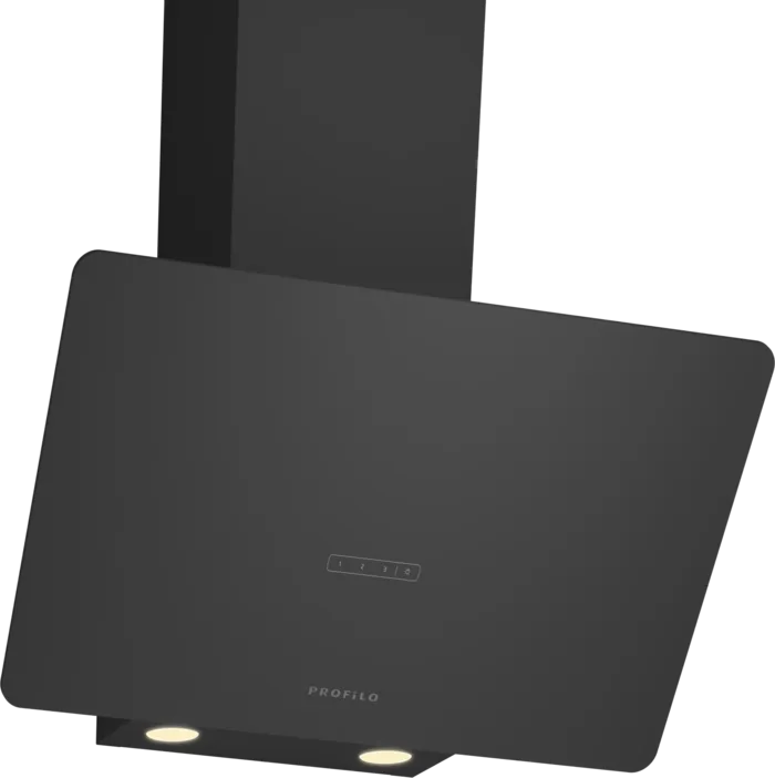 Duvar Tipi Davlumbaz DVK6J469 60 cm Siyah Cam, Siyah