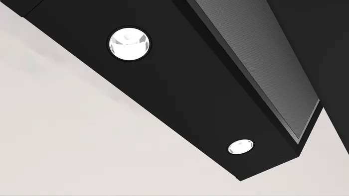 Duvar Tipi Davlumbaz 80 cm Siyah Cam, Siyah DVK8J669