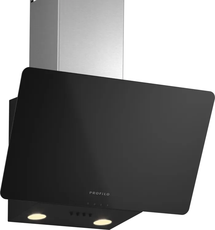 Duvar Tipi Davlumbaz DVK6J361 60 cm Siyah Cam, Siyah