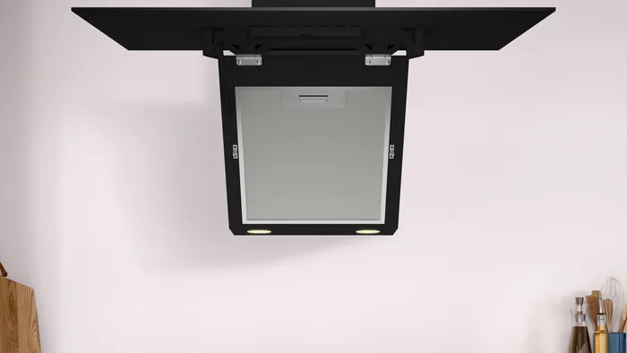 Duvar Tipi Davlumbaz DVK6J479 60 cm Gri Cam, Gri