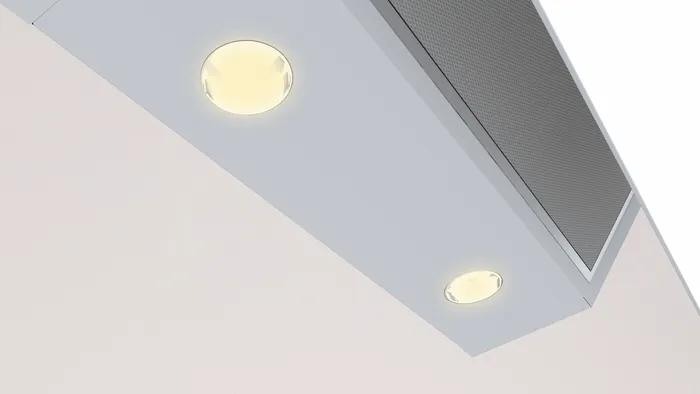 Duvar Tipi Davlumbaz DVK6J629 60 cm Beyaz Cam Yüzey, Beyaz