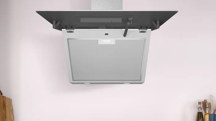 Duvar Tipi Davlumbaz DVK6J629 60 cm Beyaz Cam Yüzey, Beyaz