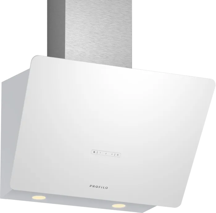 Duvar Tipi Davlumbaz DVK6J629 60 cm Beyaz Cam Yüzey, Beyaz