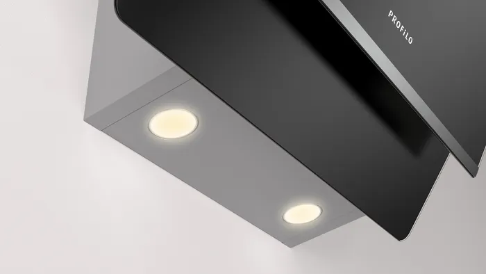 Duvar Tipi Davlumbaz DVK6J661 60 cm Siyah Cam, Siyah