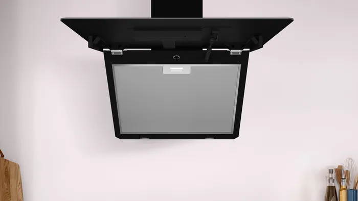 Duvar Tipi Davlumbaz DVK6J679 60 cm Gri Cam, Gri