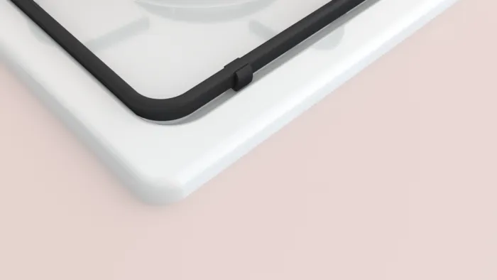 Gazlı Ocak 60 cm Emaye, Beyaz OD36K2B80D