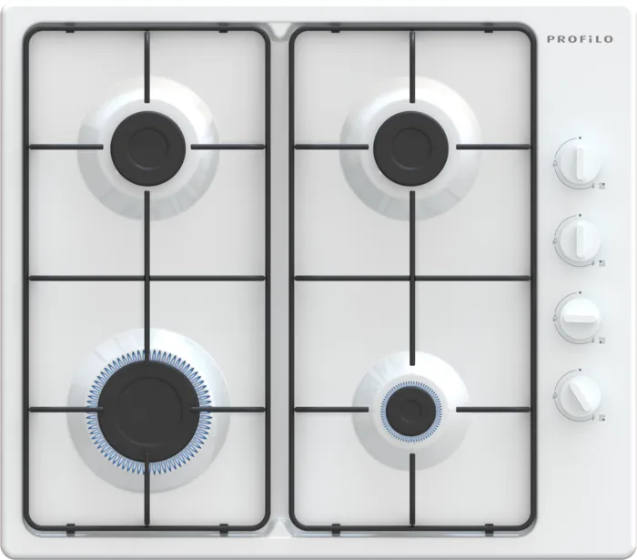 Gazlı Ocak 60 cm Emaye, Beyaz OD36K2B80D