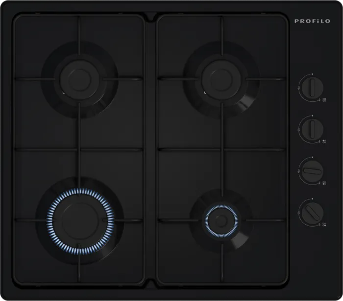 Gazlı Ocak 60 cm Emaye, Siyah OD36K6B80D