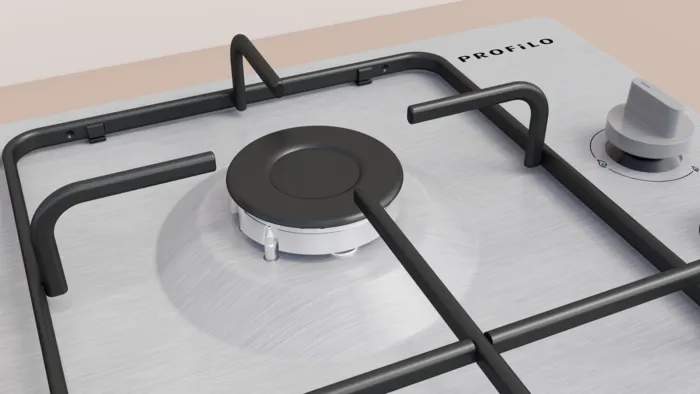 Gazlı Ocak 60 cm Paslanmaz çelik OD36K5B80D